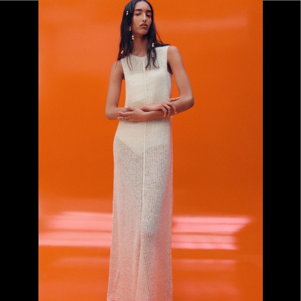 ZARA Long Knit Dress